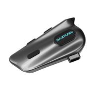 MAXRUNON 2Y Intercomunicador Casco Moto Bluetooth, 2 Motociclistas Intercom, Cancelación de Ruido, Emparejamiento Universal, Audio Multitarea, IPX5, FM