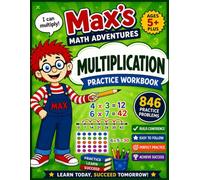 Max's Math Adventures Multiplication Practice Workbook