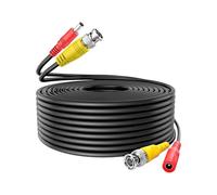 MaxSell BNC - Cable de cámara de seguridad de 5 a 50 m de longitud, compatible con sistemas DVR/CCTV/AHD/CVI/TVI, negro (30 m)