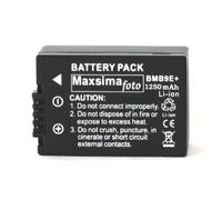 Maxsimafoto - Batería DMW-BMB9 de 1250 mAh para Panasonic Lumix DMC FZ150, FZ100, FZ72, FZ70, FZ62, FZ60, FZ45, FZ40, FZ48, FZ47 BMB9, BMB9e.