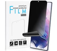 Maxsoco - Protector de pantalla de privacidad para Samsung Galaxy S21 5G (incluye sensor de huellas dactilares y protector de pantalla de 2 vías, anti-espía, antiburbujas, compatible con la carcasa