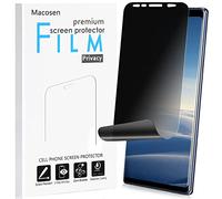 Maxsoco - Protector de pantalla para Samsung Galaxy S8 (privacidad, 2 vías, antiespía, cobertura completa, pegamento adhesivo mejorado, protector nano, resistente a los arañazos, curva, 3D, película suave, no cristal) para Samsung Galaxy S8 (negro)
