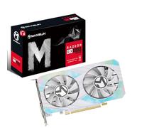 maxsun AMD Radeon RX 580 8GB 2048SP GDDR5 - Tarjeta gráfica de video para computadora y juegos, 256 bits, DirectX 12 DVI, HDMI, DisplayPort, multimonitores extendidos (blanco)