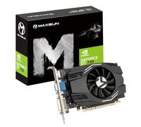 maxsun GeForce GT 730 - Tarjeta gráfica de vídeo (2 GB, GPU, GDDR3, PCI Express, DVI-I, HDMI, VGA, multipantalla 4K)