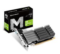 maxsun NVIDIA GeForce GT 710 Tarjeta Grafica 2gb - Tarjeta gráfica GPU (Pasivo, bajo Perfil, bajo Consumo, VGA, DVI-D, HDMI, GDDR3, HTPC, Sistema de refrigeración pasiva silenciosa sin Ventilador)