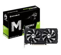 MAXSUN Nvidia GeForce GTX 1660 Ti Tarjeta gráfica de video para juegos con GPU de 6 GB GDDR6, puerto de pantalla, HDMI, DVI, sistema de refrigeración de doble ventilador, iluminación RGB