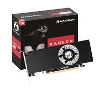 MAXSUN Tarjeta Grafica AMD Radeon RX 550 4GB GDDR5 ITX Computadora PC Gaming Video Tarjeta gráfica GPU HDPC Perfil bajo 128-Bit DirectX 12 PCI Express X16 3.0, HDMI, DisplayPort