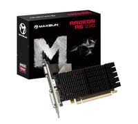 maxsun Tarjeta gráfica para computadora AMD R5 230, 2G GDDR3, HDMI, VGA, DVI, tarjeta de video ITX SFF, GPU lista para perfil bajo