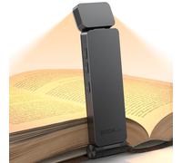maxtachi Luz de Lectura, LED Luz Lectura Libros Cama USB Recargable, 3 Colores y 3 Niveles Brillos Continuamente Ajustables, Protección Ocular, Lampara de Lectura Regalo para los Amantes del Libro