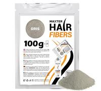 Maxter BOLSA RECARGA FIBRAS CAPILARES Gris 100g - Microfibras Capilares de Algodón en Polvo 100% Natural para Disimular Calvicie y Alopecia al Instante - Fibra Capilar Hombre y Mujer