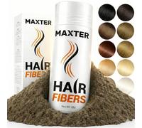 Maxter FIBRAS CAPILARES Castaño Claro - Microfibras Capilares de Algodón en Polvo 100% Natural para Disimular Calvicie y Alopecia al Instante - Fibra Capilar Hombre y Mujer - Hair Fibers
