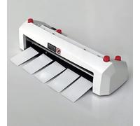 MaxtiL Cortadora Comercial automática de Alta Resistencia Mejorada Herramienta de precisión versátil y eficiente de 20 W Cortadora de Tarjetas de presentación Ajustable en Miniatura 85x55mm