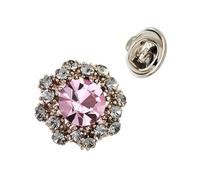 Maxtonser 1 broche de cristal brillante con piedras deslumbrantes, cierre seguro, accesorio para vestidos, abrigos, eventos formales