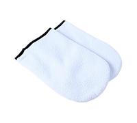 Maxtonser 1 par de guantes de algodón para protección de cera de parafina, guantes de mano y pies, guantes de tela de parafina para mujer