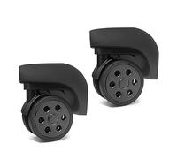 Maxtonser 1 par de ruedas de equipaje de repuesto para maleta, ruedas giratorias de 360 grados, rueda resistente