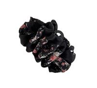 Maxtonser 1 pinza de pelo de tela de moda, diseño floral, agarre de burbujas, ligero, cómodo, accesorio diario para el cabello