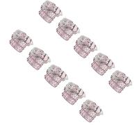 Maxtonser 10 cinturones ajustables de poliuretano de 3,5 cm de ancho con detalles de cristal, correa de cintura de 105 cm, diseño unisex