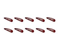 Maxtonser 10 pinzas de pelo de metal rojo para el pelo, horquillas para el pelo para niñas y mujeres