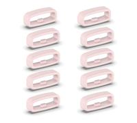Maxtonser 10pcs Silicone Fastener Ring 18mm / 20mm / 22mm Wristband Keeper Smartwatch Strap Retainer Holder Replacement Accessory,Retainer
