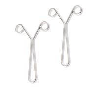 Maxtonser 2 clips tensores de cintura, clips de costura, clip de cintura para pantalones sueltos, faldas, sombreros, ajustadores de jeans, ajuste ajustable, diseño ligero de aleación de aluminio