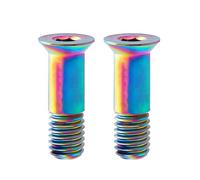 Maxtonser 2 tornillos de desviador trasero de bicicleta, tornillos de aleación para rueda de guía, tornillos de fijación de rueda