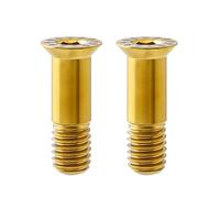 Maxtonser 2 tornillos de desviador trasero de bicicleta, tornillos de aleación para rueda de guía, tornillos de fijación de rueda