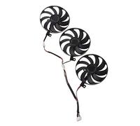 Maxtonser 3 unidades de 88 mm T129215SU 7 pines 12 V 0.5 A VGA ventilador de refrigeración de tarjeta gráfica para 2080 2080Ti RTX2080 RTX2080Ti