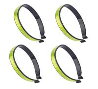 Maxtonser 4 clips reflectantes para pantalones de bicicleta, clip reflectante para pantalones de bicicleta, clip para pantalones de bicicleta, reflector de banda de tobillo para hombres y mujeres