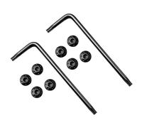 Maxtonser 4 tornillos de agarre de mango de acero inoxidable con llave para piezas de modelo P4 Grip para entusiastas