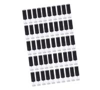 Maxtonser 50 botellas de cristal de 1 ml para perfumes, a prueba de fugas, portátiles, recargables, atomizadores, atomizadores, con embudo