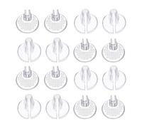 Maxtonser 8 pares de protectores de dedos de silicona antideslizante para los dedos de los pies, almohadillas de agarre para sandalias, protectores de poste de dedo del pie