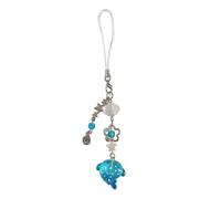 Maxtonser Abalorio de cuentas hecho a mano, adorno colgante de cuentas elegante, llavero accesorio para teléfono