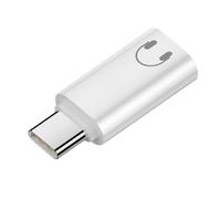 Maxtonser Adaptador de sonido USB C a 8 pines tipo C macho a hembra de 8 pines para teléfono, solo uso de auriculares