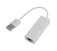 Maxtonser Adaptador USB 2.0 a Ethernet, adaptador Ethernet RJ45 RTL8152B chip tarjeta de red externa, redes portátiles Devi