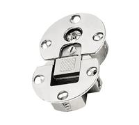 Maxtonser Bisagras de mesa plegables de aleación de zinc, eje de giro de página de 90 grados, bisagra oculta ajustable para puerta de armario