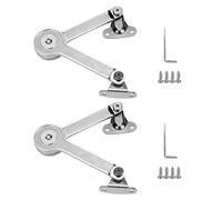 Maxtonser Bisagras de tapa de cierre suave, bisagra de tapa resistente, bisagra plegable para caja de juguetes, bisagra de 75°/90°/110° para tapa