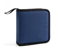 Maxtonser Bolsa de disco de tela Oxford con capacidad para 40 bolsillos, resistente al agua, fácil almacenamiento y protección para el interior del vehículo