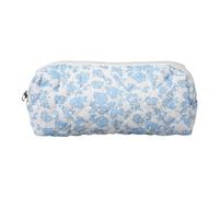 Maxtonser Bolsa de maquillaje de viaje, bolsa de cosméticos de gran capacidad, bolsa de aseo de flores, bolsa de aseo acolchada para almacenamiento de maquillaje