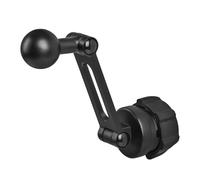 Maxtonser Brazo de extensión de rótula de 17 mm para salida de aire de coche, soporte de teléfono hembra a macho, adaptador de varilla extensora