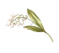 Maxtonser Broche de aleación de orquídeas, accesorio de moda para mujer, pin de vestir, broche de cierre ajustable, elegante pin de mujer para fiesta