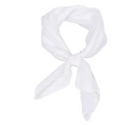 Maxtonser Bufanda cuadrada de los años 50 para el cuello, pañuelo cuadrado retro para mujer, pañuelo para la cabeza, color blanco