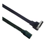 Maxtonser Cable adaptador USB macho a tipo C hembra para transferencia de datos, velocidad de 480 Mbps, cable plano de silicona, cable de carga USB tipo C