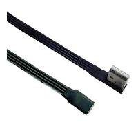Maxtonser Cable adaptador USB macho a tipo C hembra para transferencia de datos, velocidad de 480 Mbps, cable plano de silicona, cable de carga USB tipo C