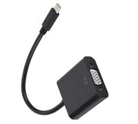 Maxtonser Cable convertidor USB C a VGA ligero de doble hembra para conectar portátiles a monitores o televisores