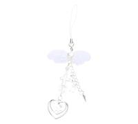 Maxtonser Cadena de teléfono con cuentas hecha a mano, elegante lazo, colgante, decoración para bolsa, correa de teléfono