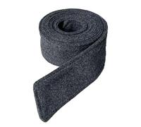 Maxtonser Cinturón de lana para mujer, cinturón de felpa cepillada, longitud ajustable, corsé de doble cara, color gris oscuro