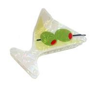 Maxtonser Clip acrílico para cócteles, diseños únicos, accesorios ligeros para beber para decoraciones de fiestas