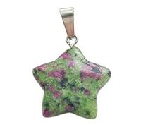Maxtonser Colgante de estrella, accesorio de joyería de moda, material de piedra natural, gran regalo para mujeres y niñas