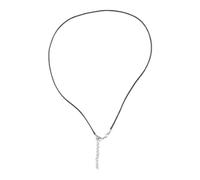 Maxtonser Collar de cordón de cuero de 1,5 mm con cierre, cuerda trenzada ajustable para hacer joyas, collares, pulseras, suministros