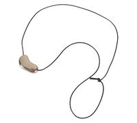 Maxtonser Collar de cuerda de cuero ajustable con colgante de remolinos para hombres y mujeres de moda, accesorio de moda versátil